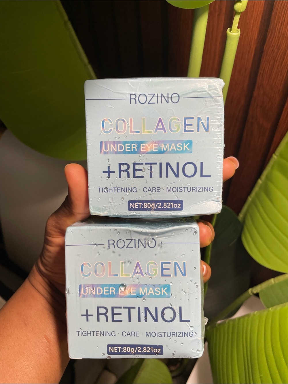 Collagen + Retinol Under Eye Mask — Light Blue
